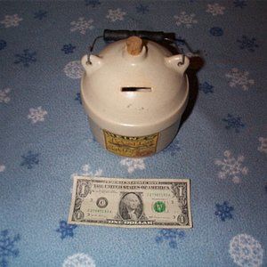Vintage Heinz's stoneware crock bank